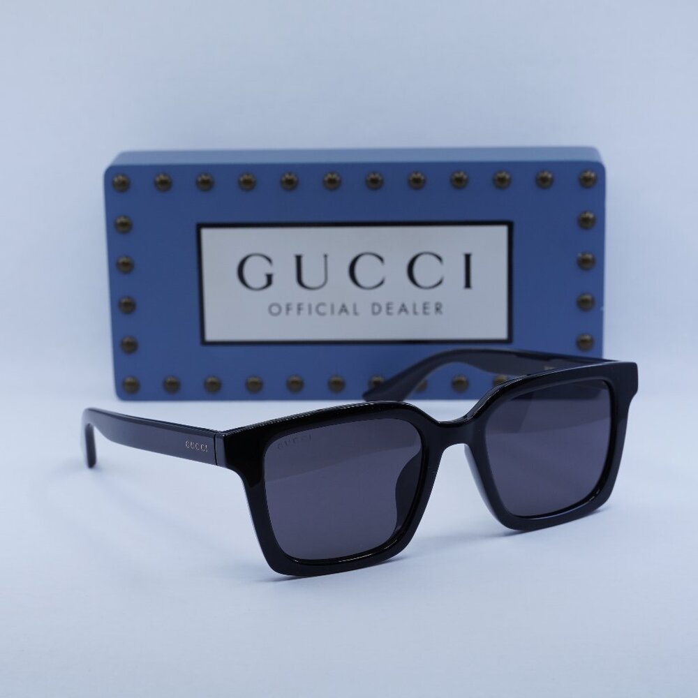 Final Price! Gucci GG1582SK 001 Black Grey Sunglasses - Picture 8 of 10